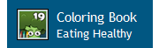 Coloring Book 19: Eating Healthy