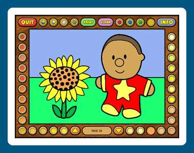 Coloring Book 13: Kids Stuff screen shot