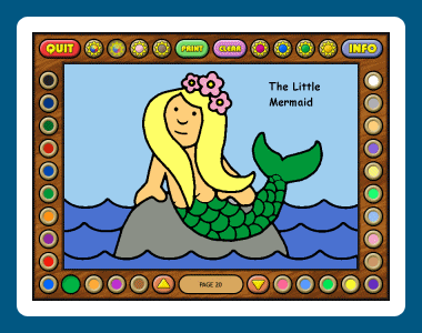 Coloring Book 8: Fairy Tales screen shot