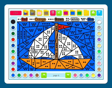 Math Coloring Book: Kindergarten software