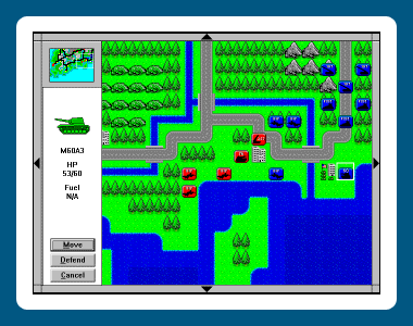 Modern Warfare - A turn-based strategy war game.