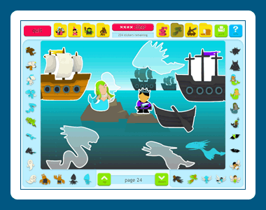 Sticker Activity Pages 2: Fantasy World screen shot