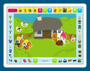 Sticker Book 2: Fantasy World screen shot