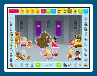 Sticker Book 4: Fairy Tales screen shot