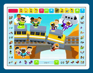 Sticker Book 6: Superheroes 1.00.30 screenshot